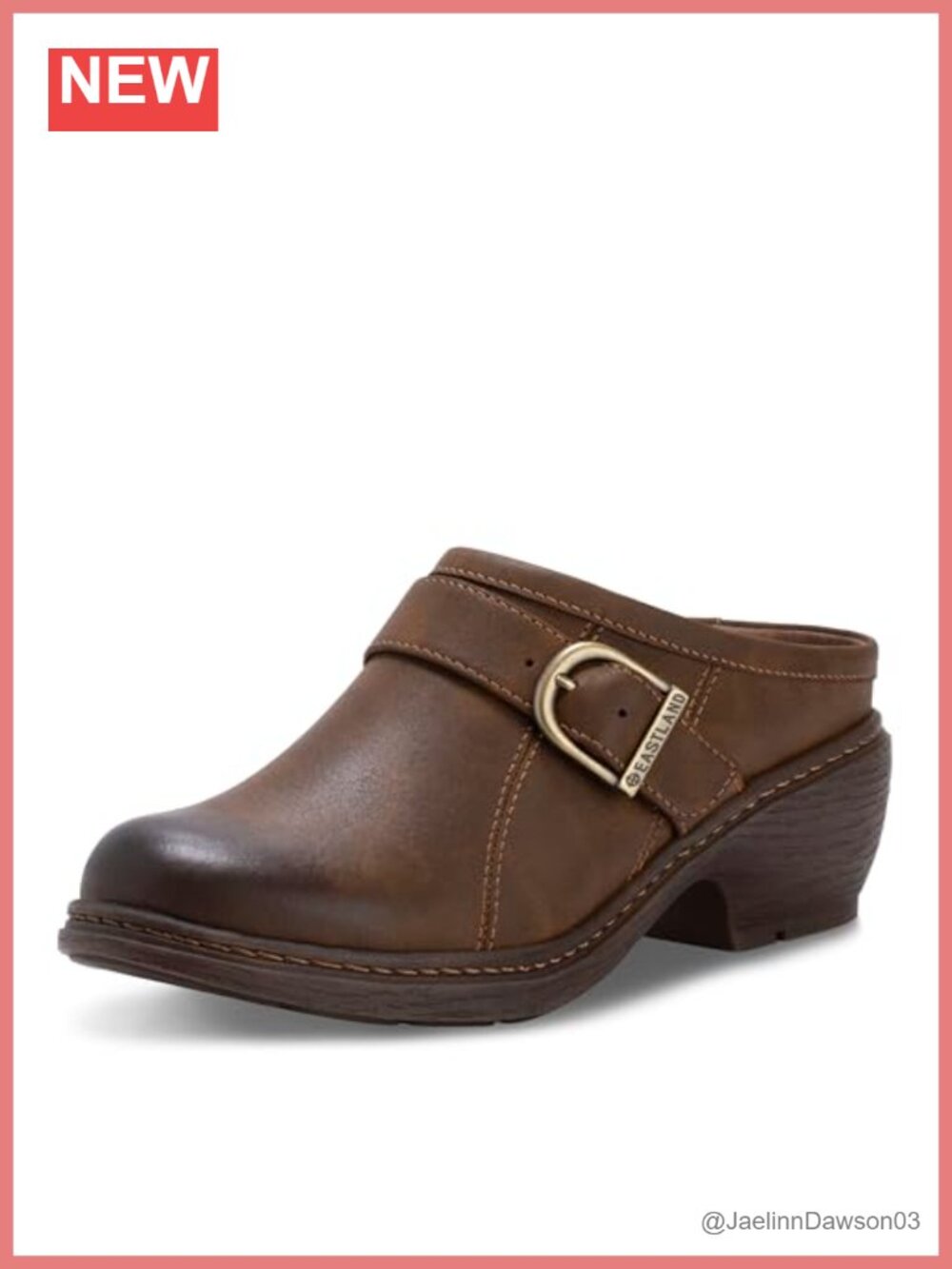 Eastland 1955 Cameron Clog with Cushioned Insole TPR Outsole